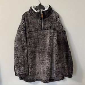 Cozy Sherpa Quarter-Zip Pullover